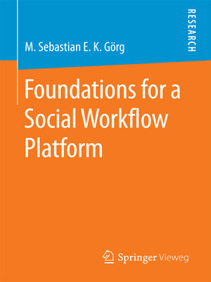 cover image of Foundations for a Social Workflow Platform